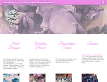 Tablet Screenshot of customfloraldesigner.com